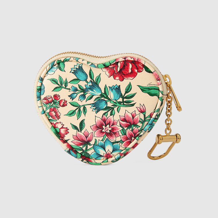 732232.AAB7U.8464.009.080.0027.Light Ophidia GG heart shaped key case